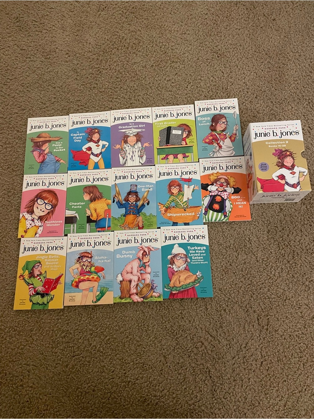 Junie B. Jones Collection 2 Books 15–28 Complete Set + Box | Barbara Park